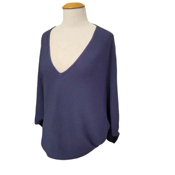 Kerisma Women's V-Neck Sweater - Navy - Picture 2 of 10